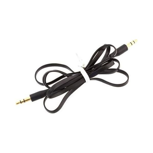 Kabel Hertz Jack 3.5mm - Jack 3.5mm 1m czarny (1278-uniw)