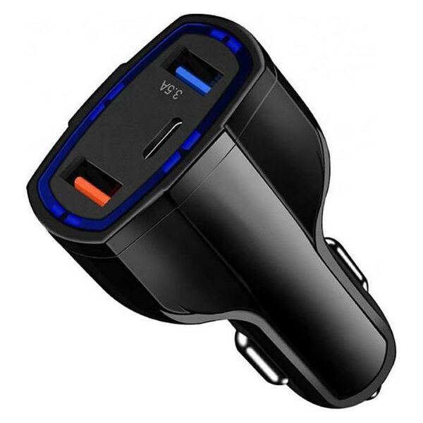 Ładowarka CGAuto 2x USB-A 1x USB-C 3.5 A  (4242-uniw)