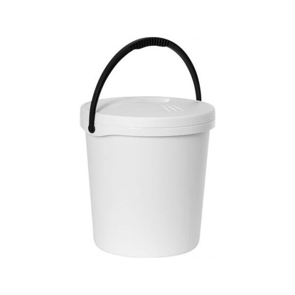 Plast Team Wiadro Z Pokrywą Białe 16l PlastTeam