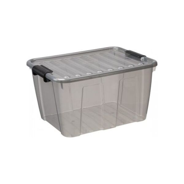 Plast Team Pojemnik Skrzynka Pudło Home box 30 L Szary PlastTeam