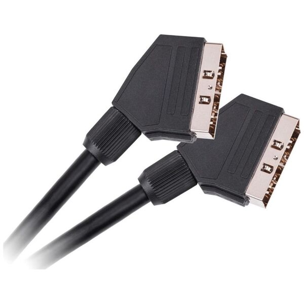 Kabel Cabletech Scart - Scart 1.5m czarny (KPO3961-1.5)