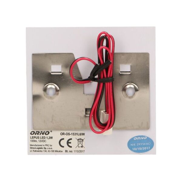 Oprawa schodowa Orno Lepus LED biały (OR-OS-1531L3/W)