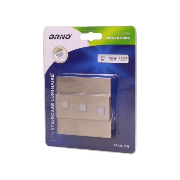 Oprawa schodowa Orno Lepus LED satynowy (OR-OS-1531L3/N)