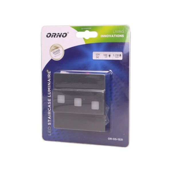 Oprawa schodowa Orno Lepus LED grafitowy (OR-OS-1531L3/GR)