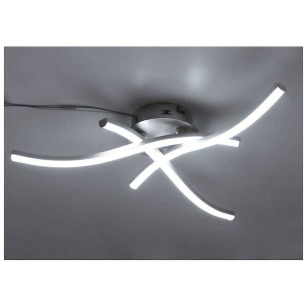 Lampa sufitowa ECpower ZD77A LAMPA SUFITOWA CHROM LED 105 DIOD 16W