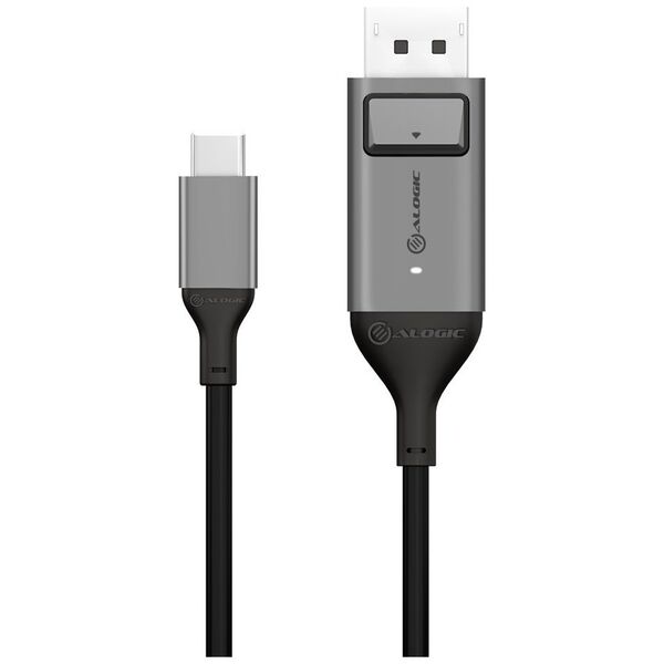 Kabel USB Alogic Alogic USB Kabel USB-C to DPort M/M 2m 4K 60Hz grau