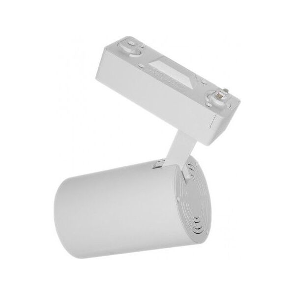 Nvox Lampa sklepowa led reflektor szynowy jednofazowy biały 30w 2250 lm światło ciepłe 3000k