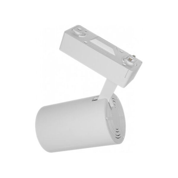 Nvox Lampa sklepowa led reflektor szynowy jednofazowy biały 30w 2250 lm światło zimne 6000k