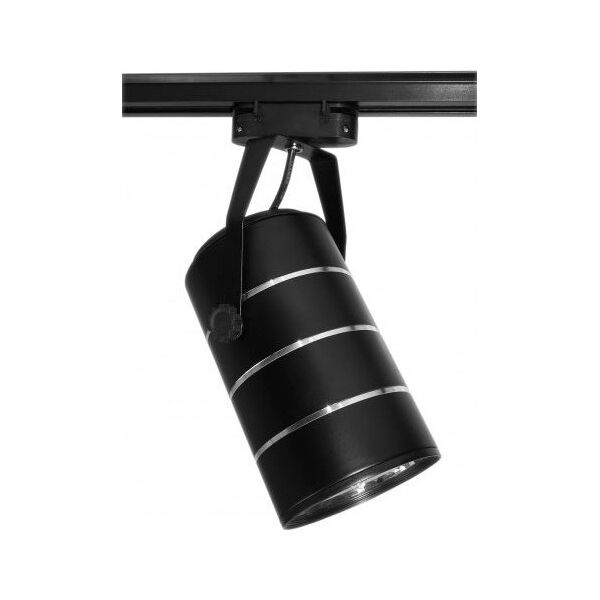 Nvox Lampa sklepowa led reflektor szynowy jednofazowy czarny 30w 2550 lm światło zimne 6000k