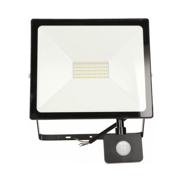 Naświetlacz Orno ALLED 50W Naświetlacz LED z PIR, 4000lm, IP44, 4000K, Alu+szkło