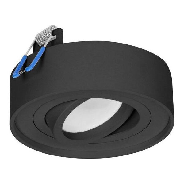 Orno SORMUS R ramka dekoracyjna oprawy punktowej, MR16/GU10 max 50W, regulowana, koło, czarna OR-OD-6169/B