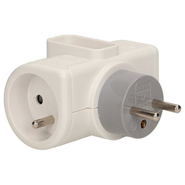 Orno Rozgałęźnik 2x2P+Z + 1x2P/II z możliwością obrotu o 180ST OR-AE-1377