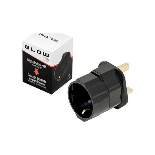 Blow ANGIELSKA WTYCZKA ADAPTER PRZEJŚCIÓWKA PL na UK