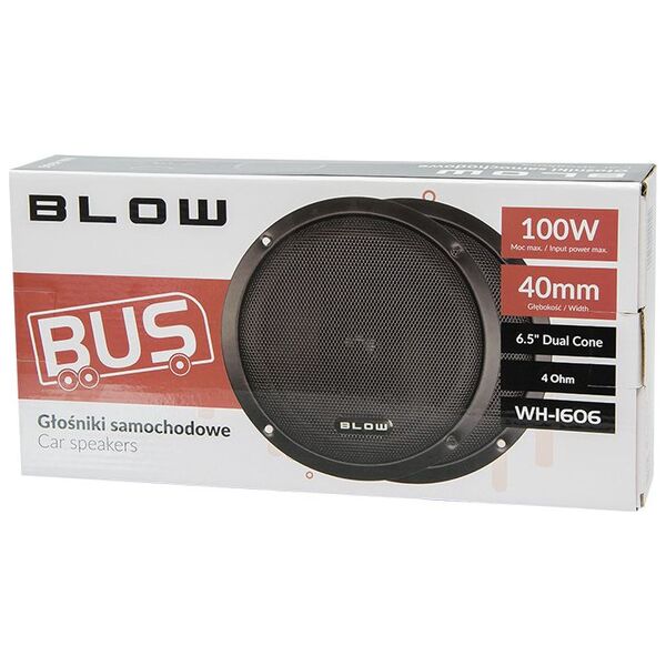Głośnik samochodowy Blow Komplet głośników samochodowych bus BLOW WH-1606 6.5" 100W