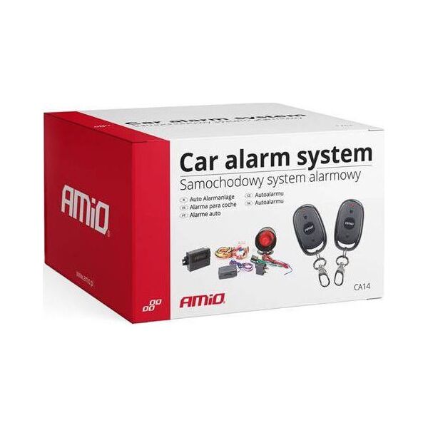 AMiO Alarm Samochodowy CA14 z pilotami