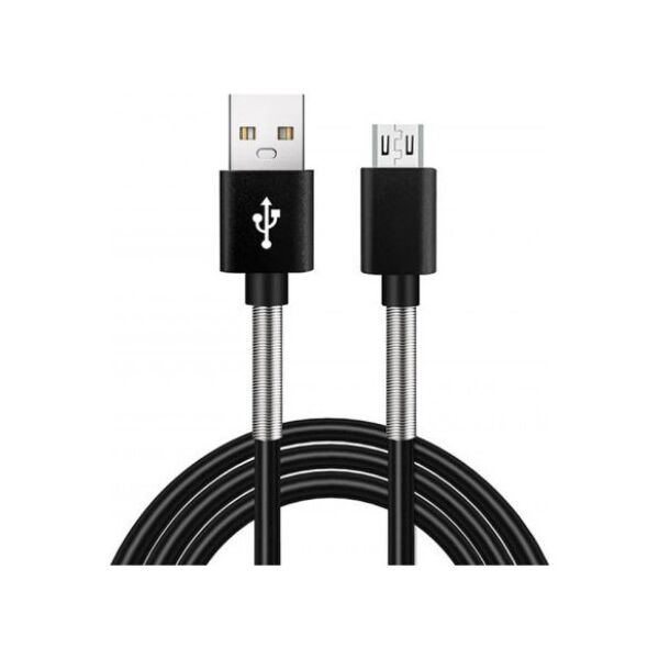 Kabel USB AMiO USB-A - microUSB 1 m Czarny (AMI-01431)