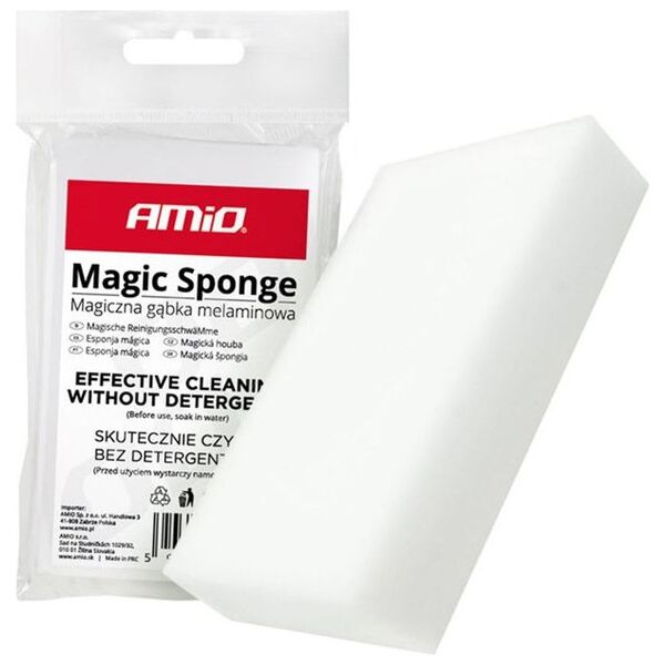 AMiO Magiczna gąbka melaminowa do twardych powierzchni AMiO MS-01