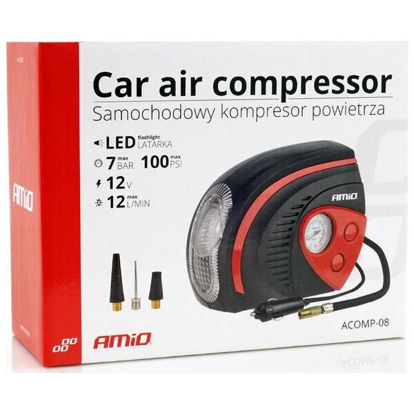 Kompresor samochodowy AMiO Acomp-08 12 V