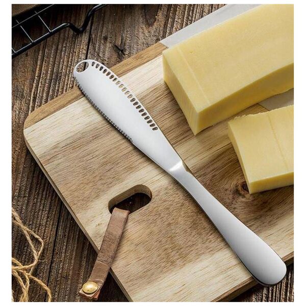 CreativeHome AG267C NÓŻ Z DZIURKAMI DO TWARDEGO MASŁA STAL 20cm