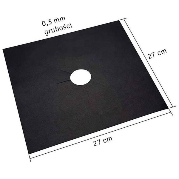 CreativeHome AG666H MATA PALNIKI GAZOWE TEFLON CZARNA 27x27cm