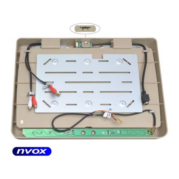 Nvox Monitor podwieszany podsufitowy LCD 22cali cale LED USB SD IR FM... (NVOX RF2289U BE)