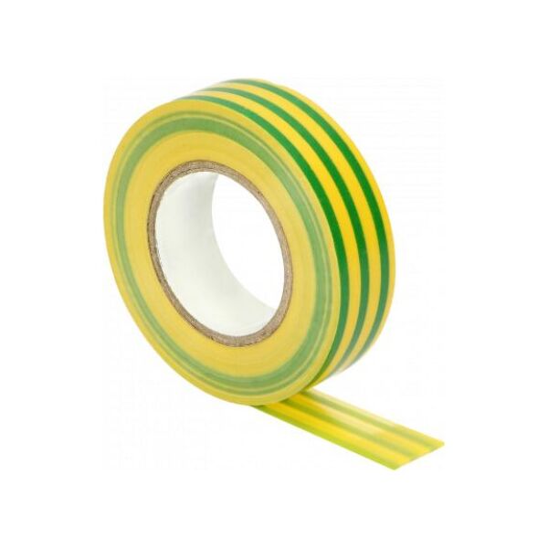 Orno Taśma izolacyjna żółtozielona, uniepalniona, szerokość 19mm, grubość 0,13mm, 20m długości