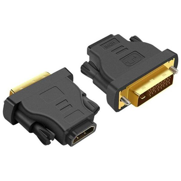 Adapter AV Aptel HDMI - DVI-D czarny (HD6)