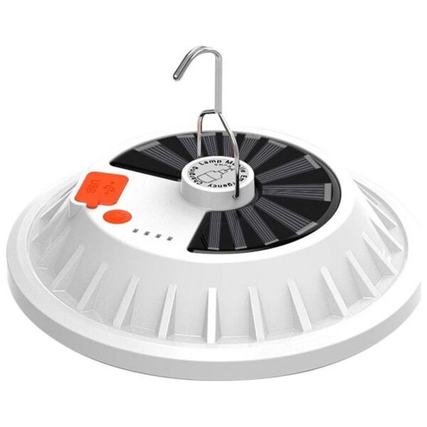 Aptel ZD13A LAMPA CAMPINGOWA WYJAZDOWA SOLAR LED IP65 30W biała