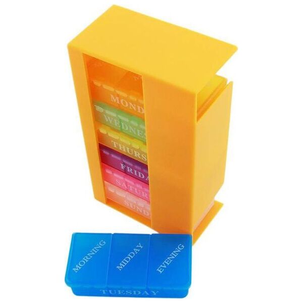 Aptel AG424B POJEMNIK ORGANIZER NA LEKI NA 7 DNI 20x11x3cm