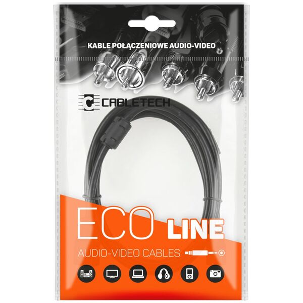 Kabel Cabletech Toslink - Toslink 1m czarny (KPO4014-1.0)