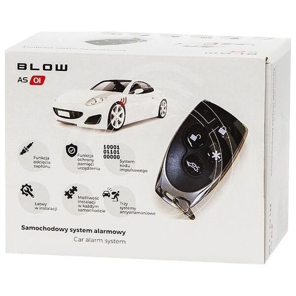 Blow Alarm samochodowy BLOW Car System AS1 (2 piloty)