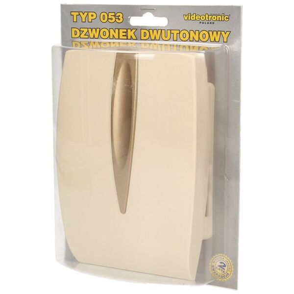 Orno Dzwonek elektromechaniczny dwutonowy 8V, beżowy