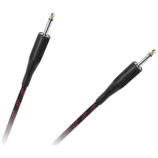Kabel Cabletech Jack 6.3 mm - Jack 6.3 mm 10m czarny (LEC-KPO2758-10)