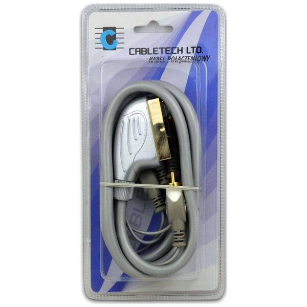 Kabel Cabletech Scart - RCA (Cinch) x4 1.5m srebrny (KPO3419-1.5)