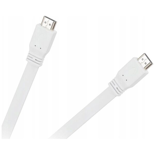 Kabel Cabletech HDMI - HDMI 1.8m biały (KPO3725-1.8)