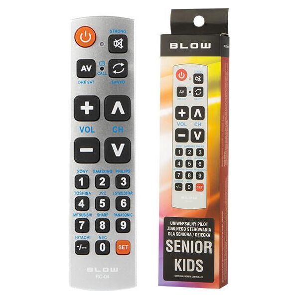 Pilot RTV Blow PILOT UNIWERSALNY DLA SENIORA DZIECKA do SAMSUNG SONY TV