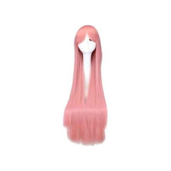Apte BQ3D PERUKA WŁOSY 80cm RÓŻOWE COSPLAY