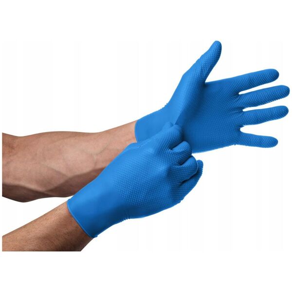 Mercator Medical Rękawice nitrylowe Mercator gogrip blue XXL 50szt