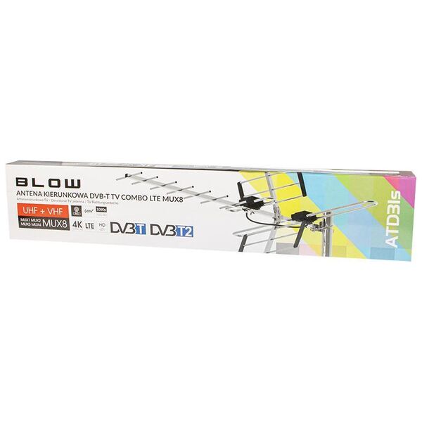 Antena RTV Blow Antena DVB-T2 ATD31S VHF UHF odbiera MUX8 pasywna zewnętrzna