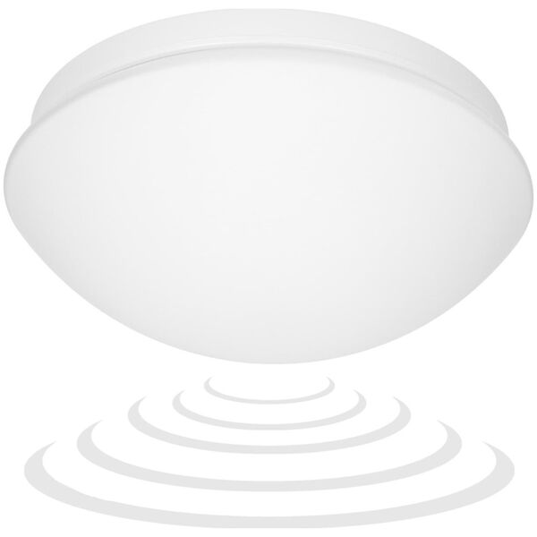 Lampa sufitowa Orno Plafoniera MARIN z czujnikiem mikrofalowym 60W E27 IP44 AD-PL-303WE27SMM