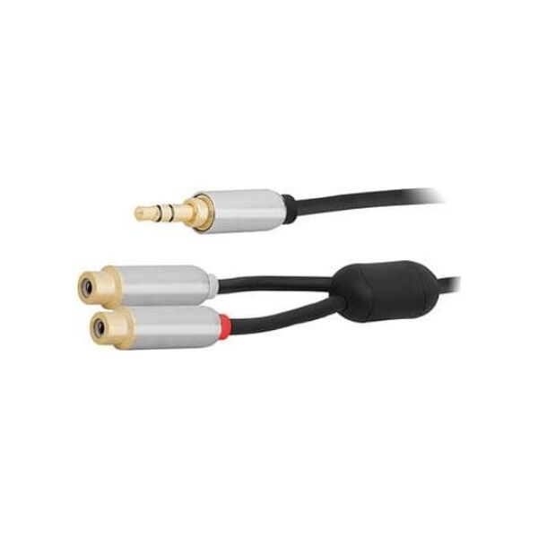 Kabel Blow Jack 3.5mm - RCA (Cinch) x2 Brak danych czarny (91-240#)