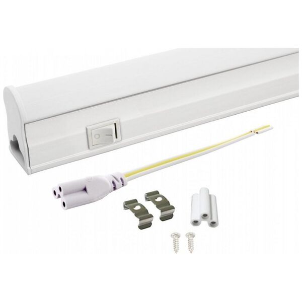 Nvox Świetlówka led liniowa t5 90cm 14w on/off neutralna 4000k lampa natynkowa zintegrowana z oprawą
