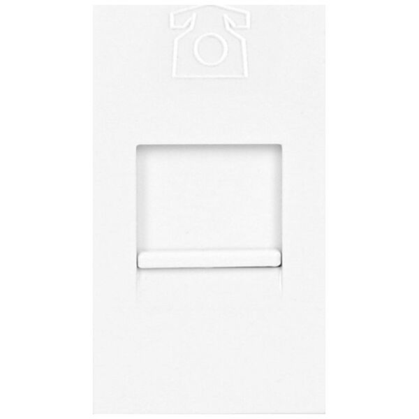 Orno NOEN RJ11, gniazdo modułowe 22,5x45mm telefoniczne RJ11, białe