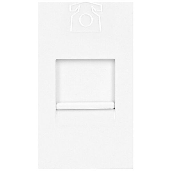 Orno NOEN RJ11, gniazdo modułowe 22,5x45mm telefoniczne RJ11, białe