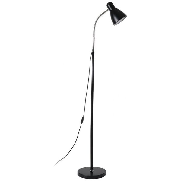 Lampa podłogowa Orno Lampa stojąca podłogowa LAR, max 20W E27, 155 cm, czarna