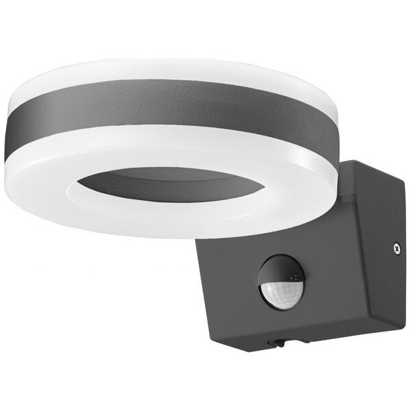 Kinkiet Orno HOWLIT LED 20W, oprawa ogrodowa z czujnikiem ruchu, 1800lm, IP65, 4000K, szara