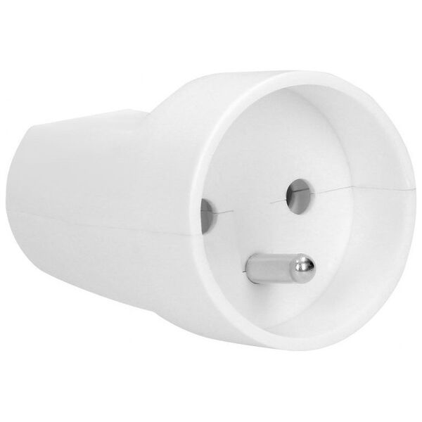 Orno Gniazdo przenośne pojedyncze rozbieralne, 16A, 250V, 2P+Z, białe