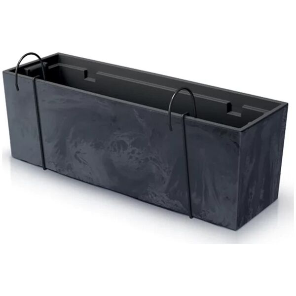 Prosperplast Doniczka z hakami Urbi Case Beton Effect DUC600EW antracyt