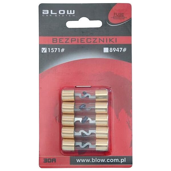 Blow 1571#                Sam.bezpiecz.szkl.30a blister 5szt
