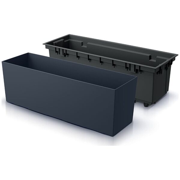 Prosperplast Doniczka Urbi Case DUC600 antracytowa